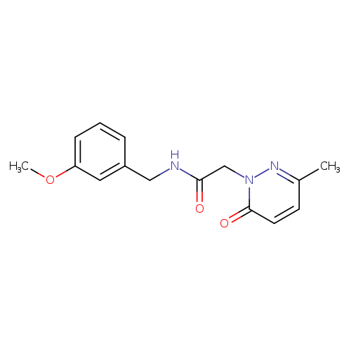 N-[(3-methoxyphenyl)methyl]-2-(3-methyl-6-oxo-1,6-dihydropyridazin-1-yl)acetamide