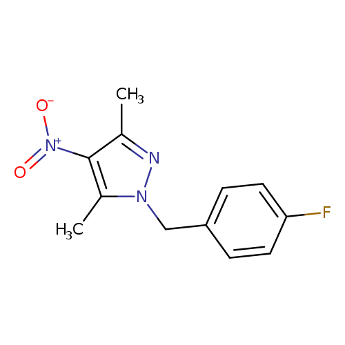 1-(4-Fluorobenzyl)-3,5-dimethyl-4-nitro-1h-pyrazole