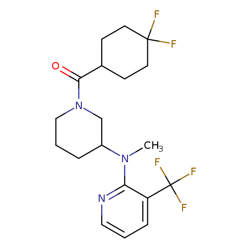 N-[1-(4,4-difluorocyclohexanecarbonyl)piperidin-3-yl]-N-methyl-3-(trifluoromethyl)pyridin-2-amine