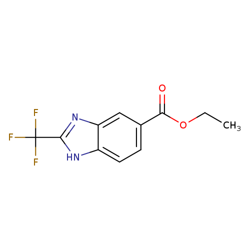 Ethyl 2-(trifluoromethyl)-1h-1,3-benzodiazole-5-carboxylate