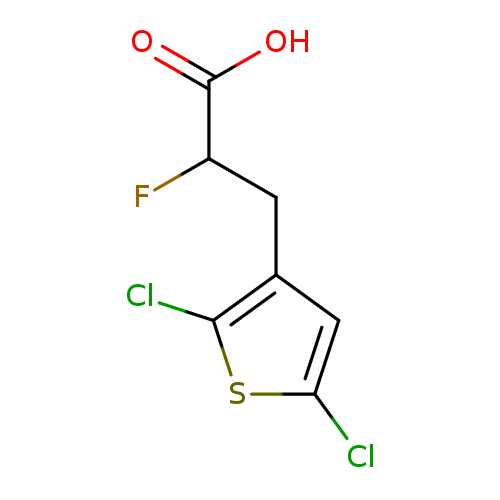 3-(2,5-dichlorothiophen-3-yl)-2-fluoropropanoicacid