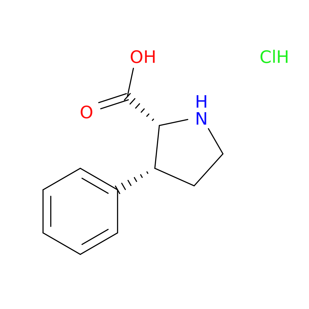 rac-(2R,3R)-3-phenylpyrrolidine-2-carboxylic acid hydrochloride