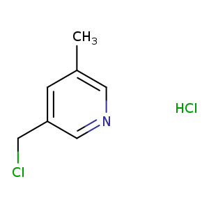 Pyridine, 3-(chloromethyl)-5-methyl-, hydrochloride (1:1)