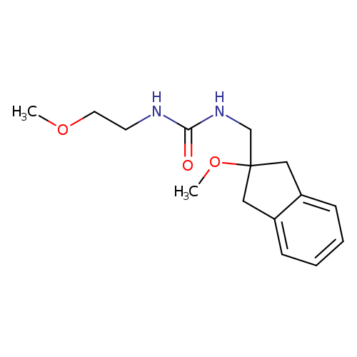 1-[(2-methoxy-2,3-dihydro-1H-inden-2-yl)methyl]-3-(2-methoxyethyl)urea