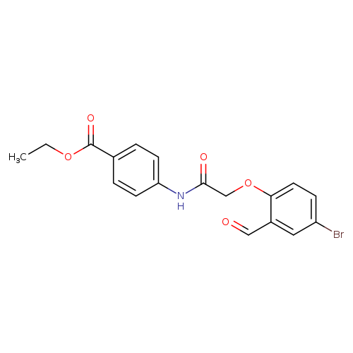 ethyl 4-{[(4-bromo-2-formylphenoxy)acetyl]amino}benzoate