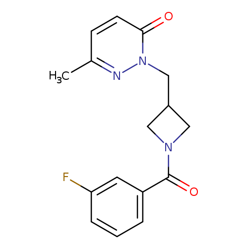2-{[1-(3-fluorobenzoyl)azetidin-3-yl]methyl}-6-methyl-2,3-dihydropyridazin-3-one