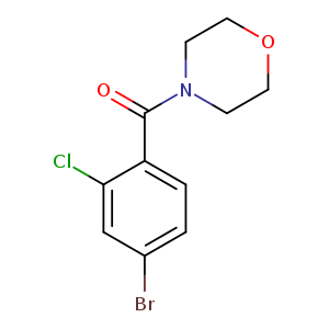 (4-Bromo-2-chlorophenyl)(morpholino)methanone