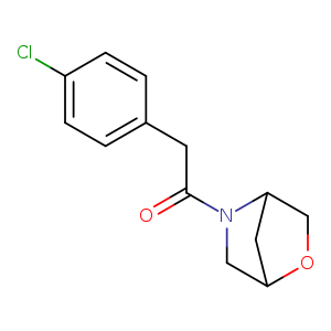 2-(4-chlorophenyl)-1-{2-oxa-5-azabicyclo[2.2.1]heptan-5-yl}ethan-1-one