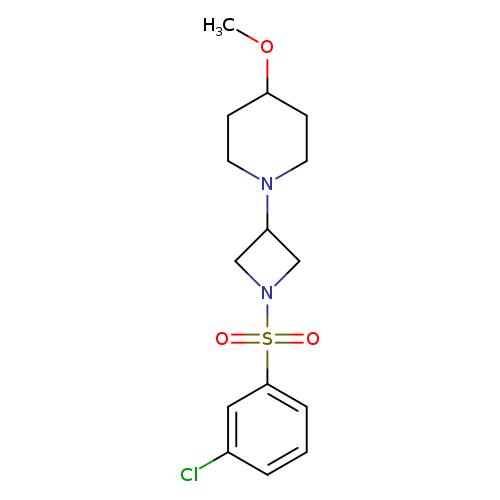 1-[1-(3-chlorobenzenesulfonyl)azetidin-3-yl]-4-methoxypiperidine
