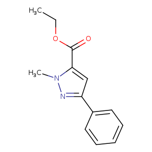 1H-Pyrazole-5-carboxylic acid, 1-methyl-3-phenyl-, ethyl ester