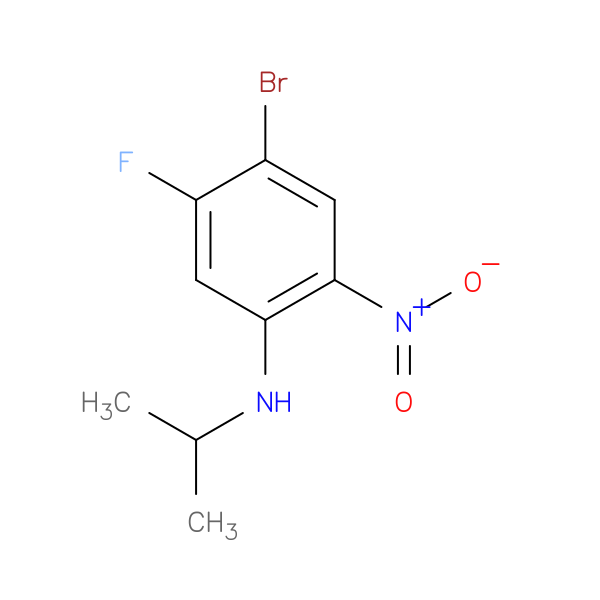 4-Bromo-5-fluoro-N-isopropyl-2-nitroaniline