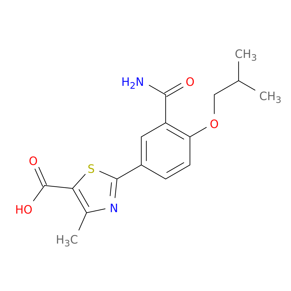 2-(3-Carbamoyl-4-isobutoxyphenyl)-4-methylthiazole-5-carboxylic acid