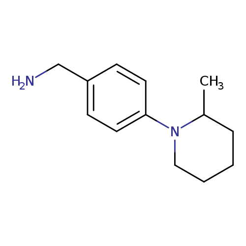 1-[4-(2-Methylpiperidin-1-yl)phenyl]methanamine
