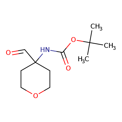 Carbamic acid, (4-formyltetrahydro-2H-pyran-4-yl)-, 1,1-dimethylethyl ester (9CI)