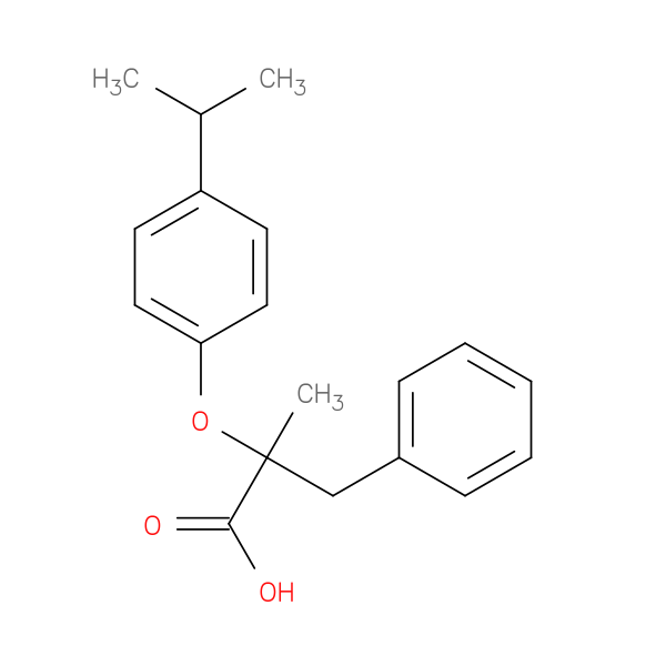 2-(4-Isopropylphenoxy)-2-methyl-3-phenylpropanoic acid