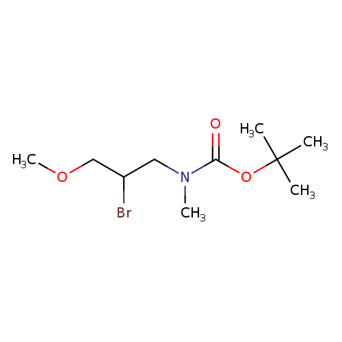 tert-butyl N-(2-bromo-3-methoxypropyl)-N-methylcarbamate