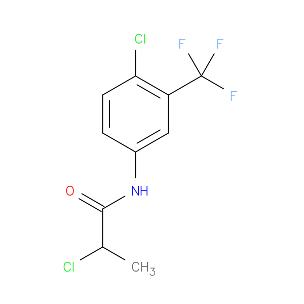 2-chloro-N-[4-chloro-3-(trifluoromethyl)phenyl]propanamide