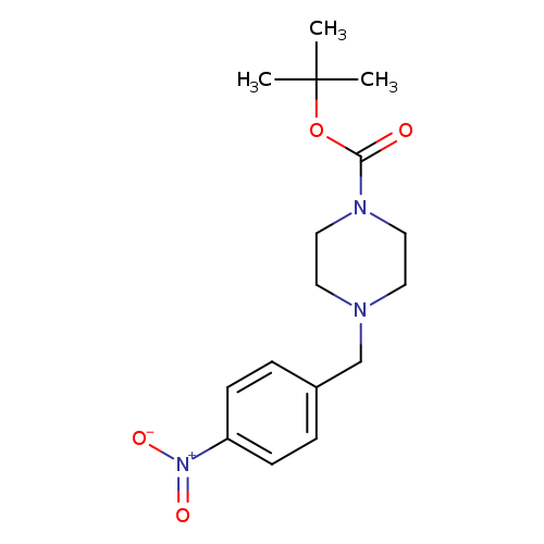 1-Piperazinecarboxylic acid, 4-[(4-nitrophenyl)methyl]-, 1,1-dimethylethyl ester