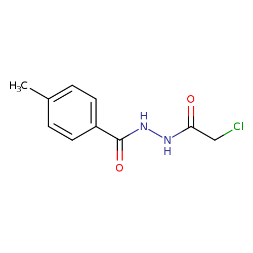 Benzoic acid, 4-methyl-, 2-(2-chloroacetyl)hydrazide