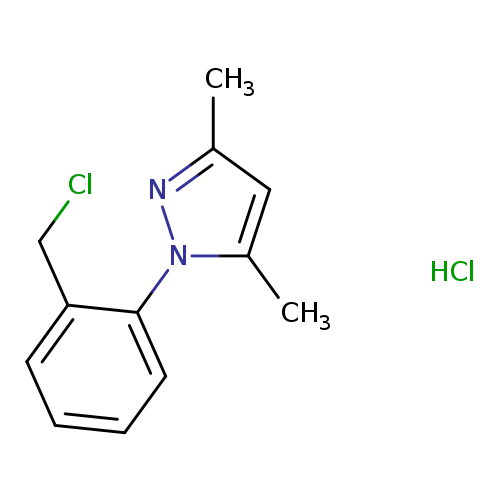 1-(2-(Chloromethyl)phenyl)-3,5-dimethyl-1H-pyrazole hydrochloride