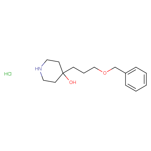 4-[3-(benzyloxy)propyl]piperidin-4-olhydrochloride