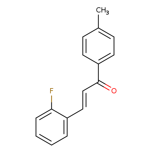 (2E)-3-(2-fluorophenyl)-1-(4-methylphenyl)prop-2-en-1-one