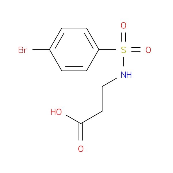 3-([(4-Bromophenyl)sulfonyl]amino)propanoic acid