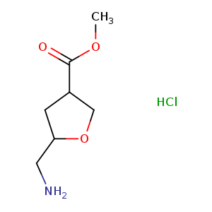 methyl5-(aminomethyl)oxolane-3-carboxylatehydrochloride,Mixtureofdiastereomers
