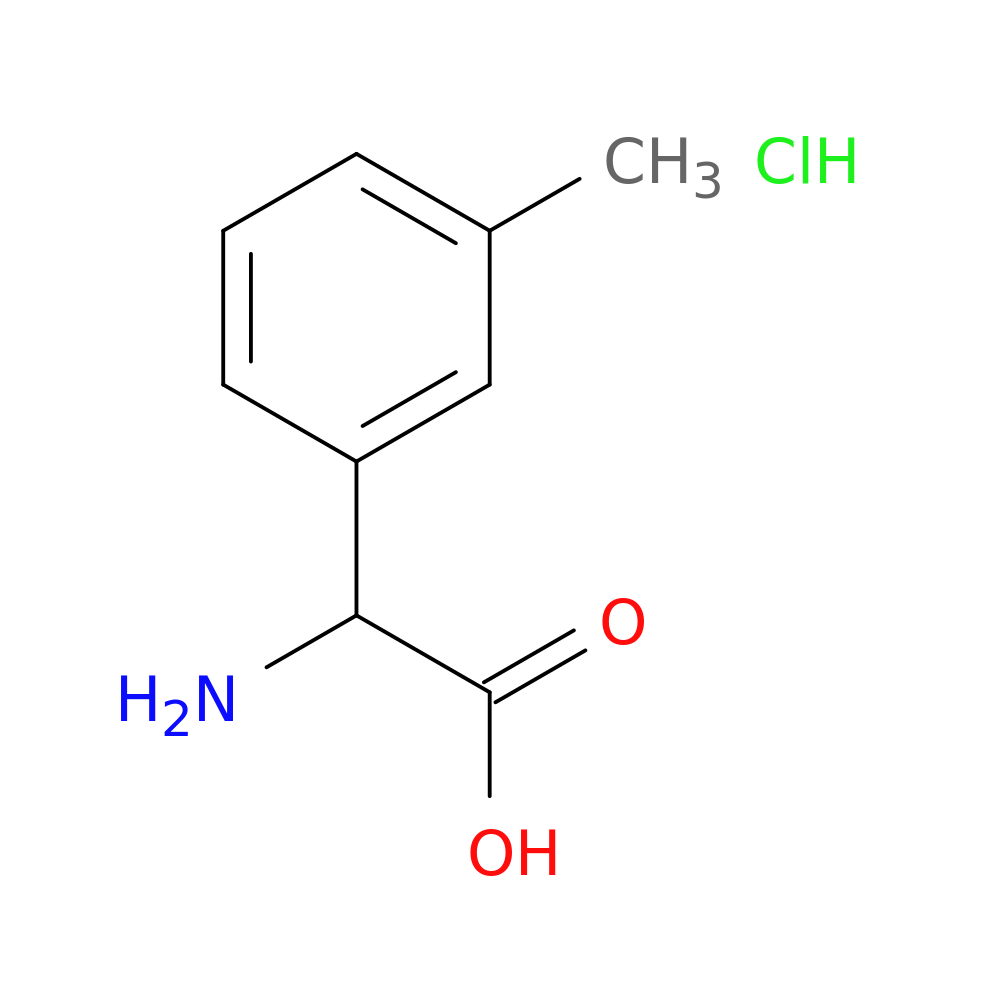 2-Amino-2-(3-methylphenyl)acetic acid HCl