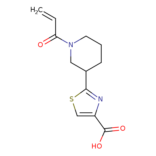 2-[1-(prop-2-enoyl)piperidin-3-yl]-1,3-thiazole-4-carboxylicacid