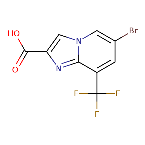 6-Bromo-8-(trifluoromethyl)imidazo[1,2-a]pyridine-2-carboxylic acid