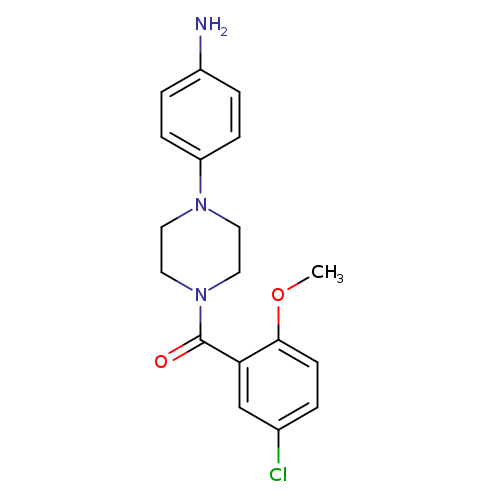 (4-[4-(5-Chloro-2-methoxybenzoyl)piperazin-1-yl]phenyl)amine