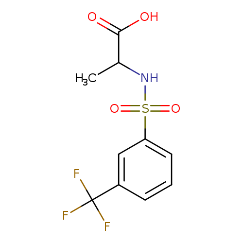2-[3-(trifluoromethyl)benzenesulfonamido]propanoic acid
