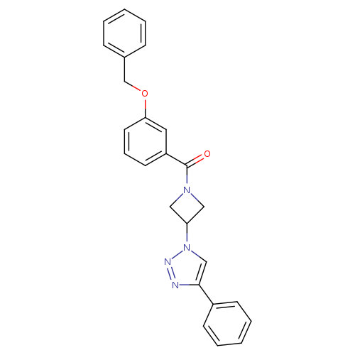1-{1-[3-(benzyloxy)benzoyl]azetidin-3-yl}-4-phenyl-1H-1,2,3-triazole