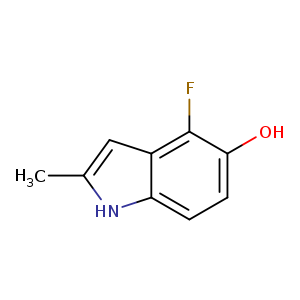 1H-Indol-5-ol, 4-fluoro-2-methyl-