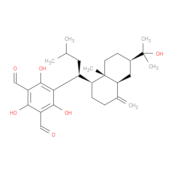 5-[(1S)-1-[(1S,4aS,6R,8aS)-Decahydro-6-(1-hydroxy-1-methylethyl)-8a-methyl-4-methylene-1-naphthalenyl]-3-methylbutyl]-2,4,6-trihydroxy-1,3-benzenedicarboxaldehyde