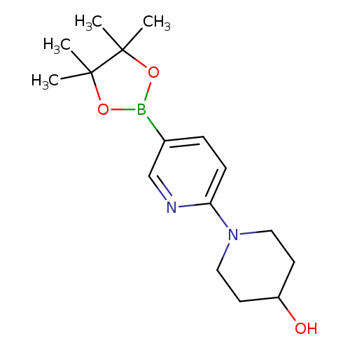 1-(5-(4,4,5,5-Tetramethyl-1,3,2-dioxaborolan-2-yl)pyridin-2-yl)piperidin-4-ol