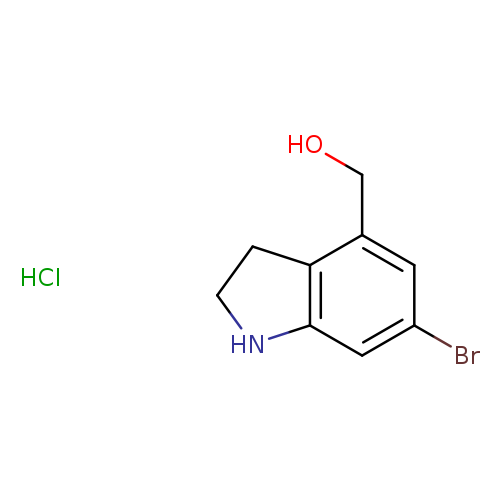 (6-bromo-2,3-dihydro-1H-indol-4-yl)methanol hydrochloride