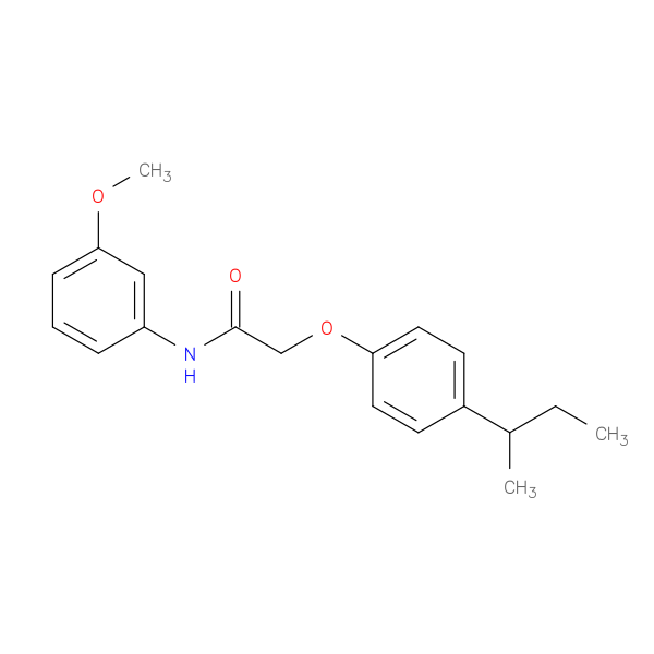 2-(4-sec-butylphenoxy)-N-(3-methoxyphenyl)acetamide