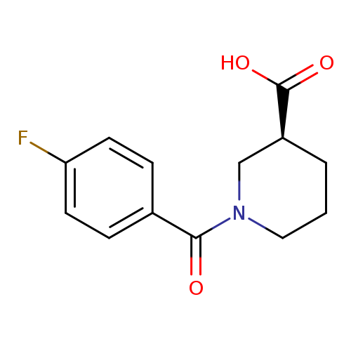 (S)-1-(4-fluorobenzoyl)piperidine-3-carboxylic acid