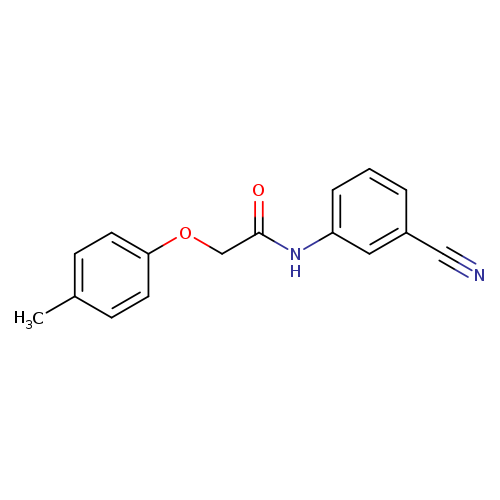 N-(3-cyanophenyl)-2-(4-methylphenoxy)acetamide