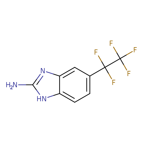 5-(pentafluoroethyl)-1H-1,3-benzodiazol-2-amine