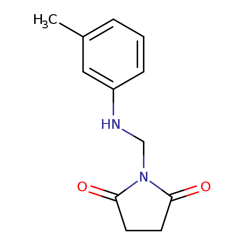 1-([(3-Methylphenyl)amino]methyl)pyrrolidine-2,5-dione