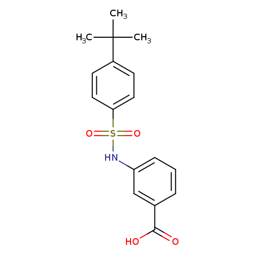 3-((4-(tert-Butyl)phenyl)sulfonamido)benzoic acid