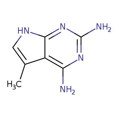 7H-Pyrrolo[2,3-d]pyrimidine-2,4-diamine,5-methyl-