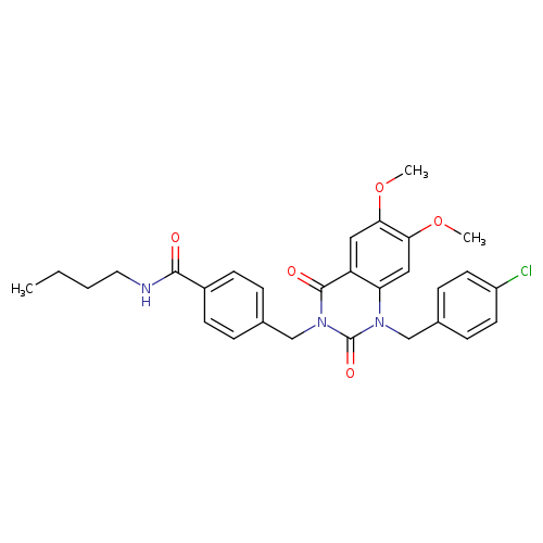 N-butyl-4-({1-[(4-chlorophenyl)methyl]-6,7-dimethoxy-2,4-dioxo-1,2,3,4-tetrahydroquinazolin-3-yl}methyl)benzamide