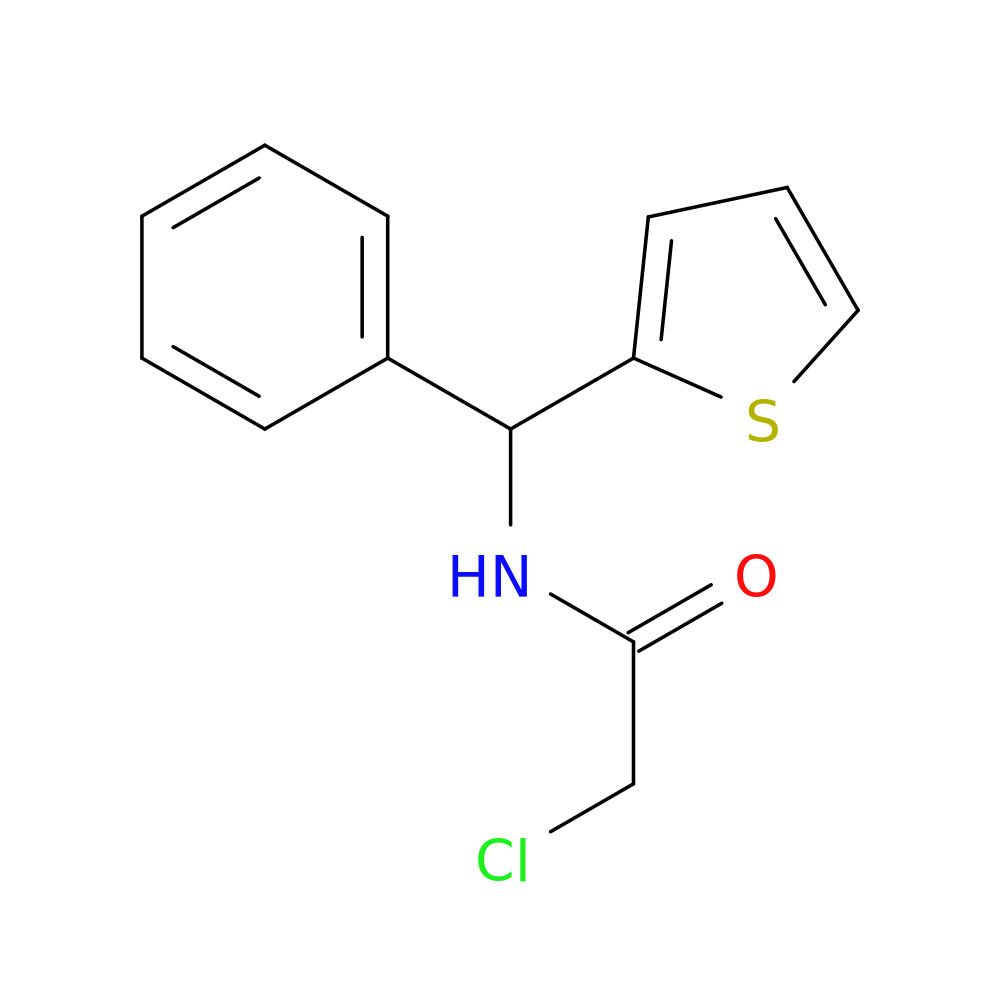 2-Chloro-N-[phenyl(thiophen-2-yl)methyl]acetamide
