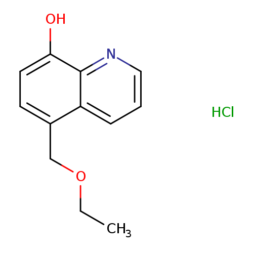 8-Quinolinol, 5-(ethoxymethyl)-, hydrochloride (1:1)