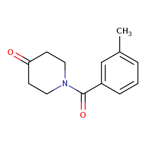 1-(3-methylbenzoyl)piperidin-4-one