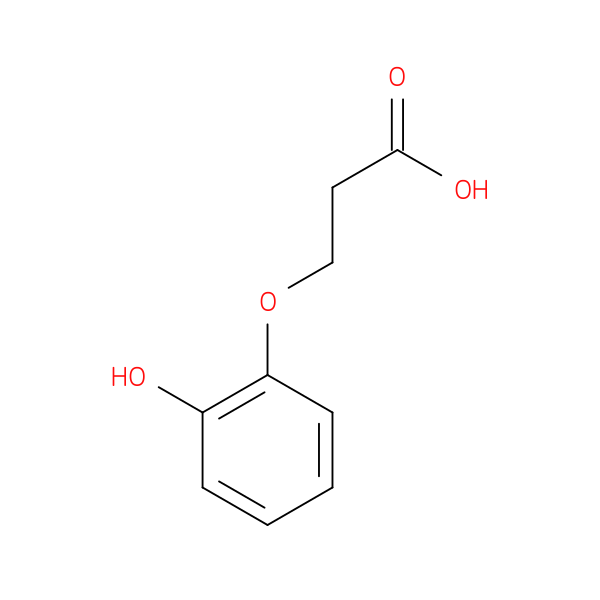 3-(2-hydroxyphenoxy)propanoic acid